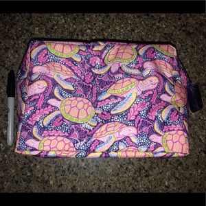 NEW Simply Southern Cosmetic Makeup Bag Turtles